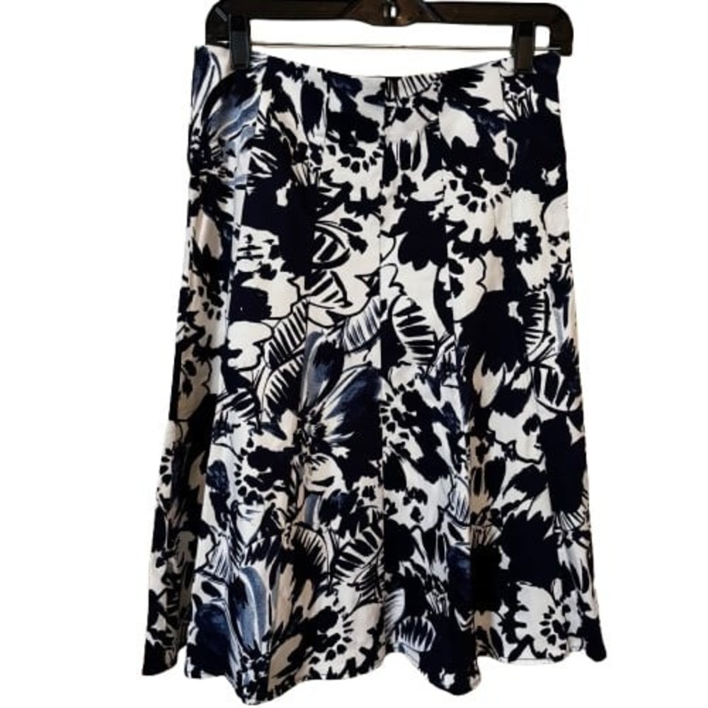 Ladies Black and White‎ 89th & Madison Skirt Sz 6